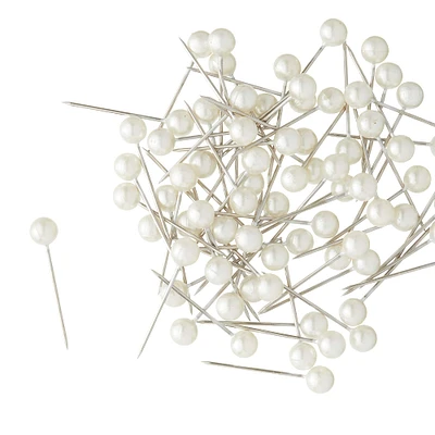 12 Packs: 75 ct. (900 total) Petite Pearlized Pins by Loops & Threads™