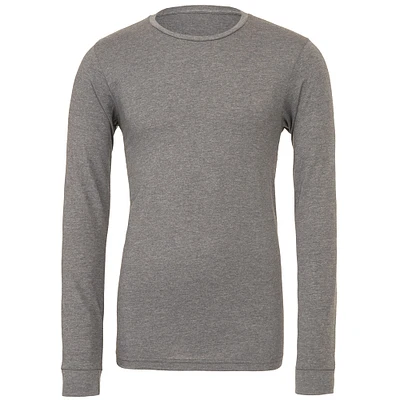 BELLA+CANVAS® Long Sleeve Gray Triblend Adult Unisex Jersey T-Shirt