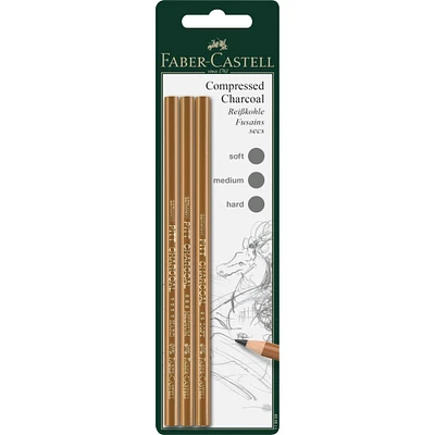 Faber-Castell® Pitt® Compressed Charcoal Pencil Set