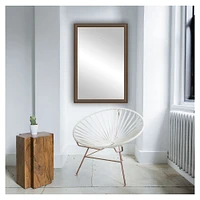 Timeless Frames® Wright Walnut 24" x 37" Framed Mirror