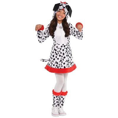 Child Dotted Dalmatian Doggy Costume