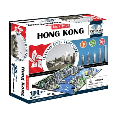 4D™ Cityscape Hong Kong, China History Over Time Puzzle™
