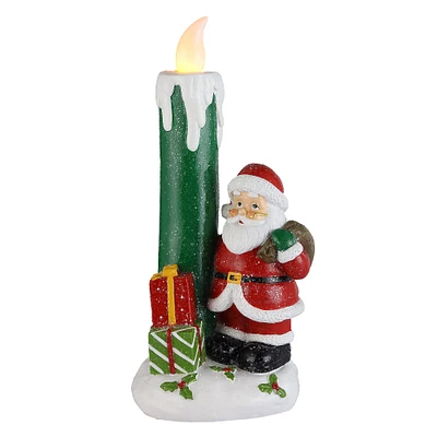 12.5" Santa Lit Nostalgic Candle