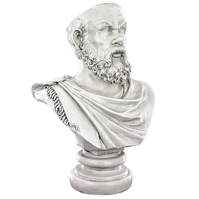 Design Toscano 17.5" Bust Planters of Antiquity Statues The Philosopher Socrates