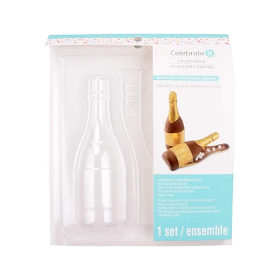 12 Pack: Bottle 3-Part Mold by Celebrate It™