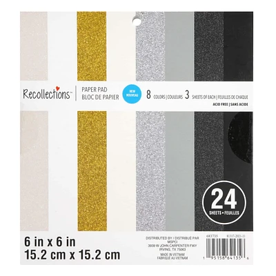 Neutral Paper Pad by Recollections™, 6" x 6"