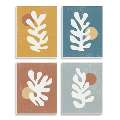 Stupell Industries Fluid Matisse Inspired Plants Abstract Organic Shapes,10" x 15"