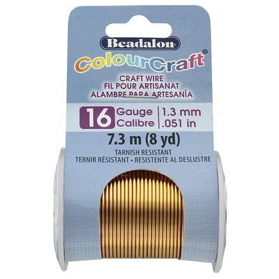 Beadalon® ColourCraft® 1.3mm Craft Wire