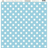 Paper Café Cream & Reverse Dot 12" x 12" Cardstock