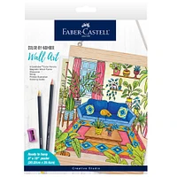 Faber-Castell® Plant Room Color By Number Wall Art Kit