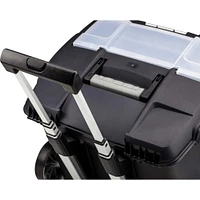 Storex Portable File Box on Wheels