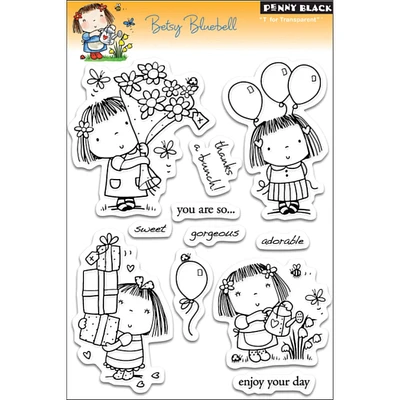 Penny Black Betsy Bluebell Clear Stamps