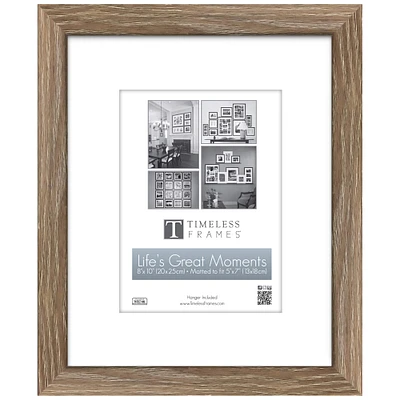 Timeless Frames® Life's Great Moments Cerused Maple 5" x 7" Frame with Mat