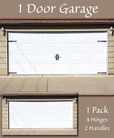 Household Essentials Black Carriage House Garage Door Magnet Set