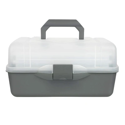 6 Pack: Large Gray & Clear Storage Box by Artist's Loft®
