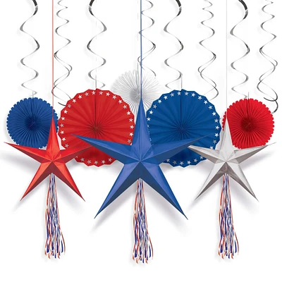 Patriotic Stars Fan Decorating Kit