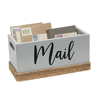 Elegant Designs Mail Script Mail Holder with Handles