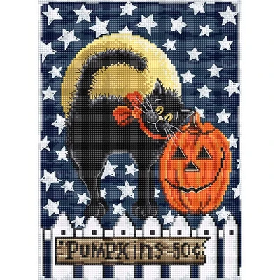 Letistitch Counted Cross Stitch Kit Don'T Be A Scaredy Cat!