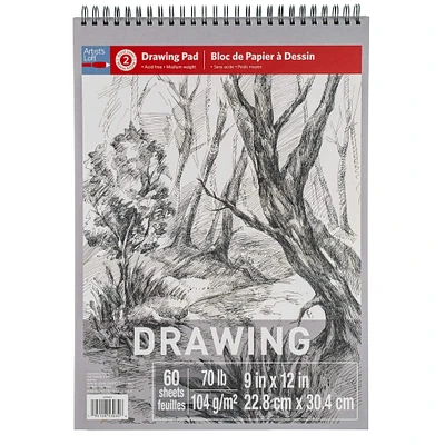 12 Pack: Drawing Pad by Artist's Loft™, 9" x 12"