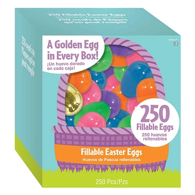 Fillable Easter Eggs, 250ct.