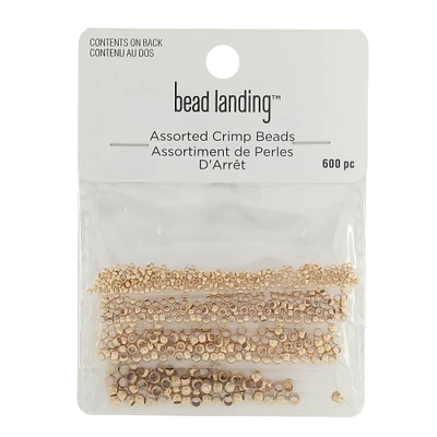 Assorted Metal Crimp Beads