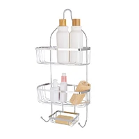 Bath Bliss Chrome Prince Shower Caddy