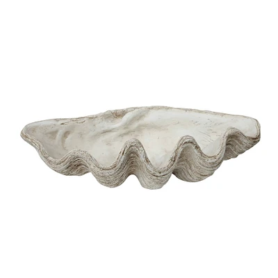 31'' White Magnesia Seashell Decoration