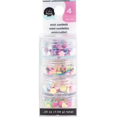 Color Pour Resin Pastel Mini Confetti Mix-Ins, 4ct.