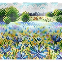 MP Studia Flower Field Cross Stitch Kit