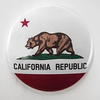 American Art Décor™ 15" California State Flag Dome Metal Sign