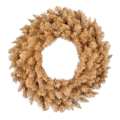 24" Gold Fir Wreath