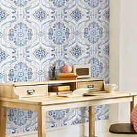 RoomMates Bohemian Damask Peel & Stick Wallpaper