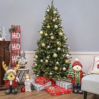 6.5ft. Unlit Natural Fraser Fir Artificial Christmas Tree