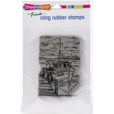 Stampendous® Boat Docking Cling Stamp