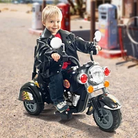 Toy Time Black Battery Operated Ride-On Motorcycle