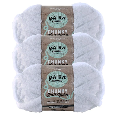 3 Pack Lion Brand® Yarn Workshop Chunky Knit Yarn