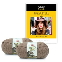 Lion Brand Yarn Schitt's Creek Alexis Floppy Hat Bundle