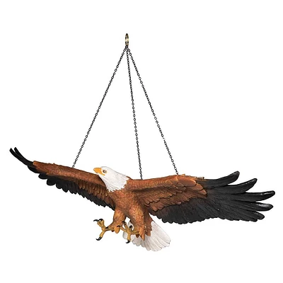 Design Toscano 19.5" Flight of Freedom Hanging Eagle Sculpture