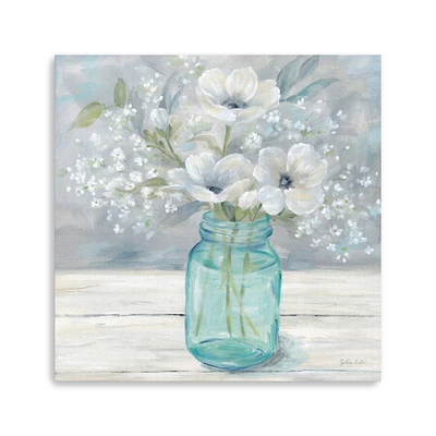 Vintage Jar Bouquet I Canvas Giclee