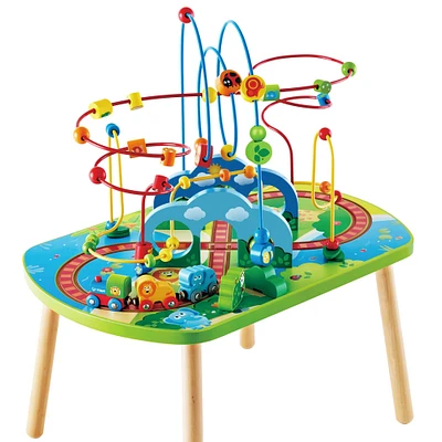 Hape Jungle Adventure Table Bead Maze & Railway