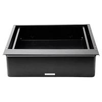 Mind Reader Black Under Desk Pull-Out Drawer Organizer