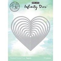 Hero Arts Infinity Dies-Nesting Hearts