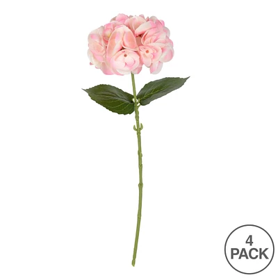 Pink Hydrangea Stem, 4ct.