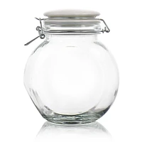 Gibson Home® 1.9qt. Glass Canister with Ceramic Lid