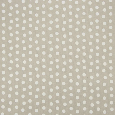 Richloom Beige Polka Dot Cotton Home Décor Fabric
