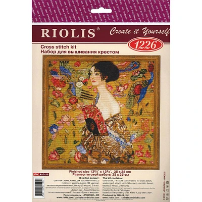 RIOLIS Lady With A Fan Cross Stitch Kit