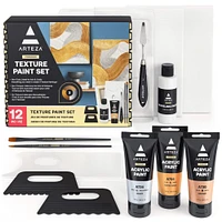 Arteza 12 Piece Texture Paint Kit