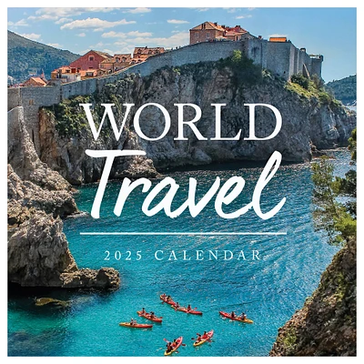 TF Publishing 2025 World Travel Wall Calendar