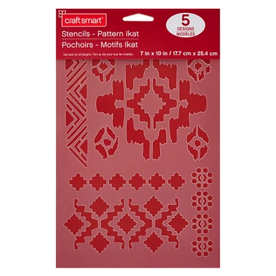 Ikat Pattern Stencils by Craft Smart®