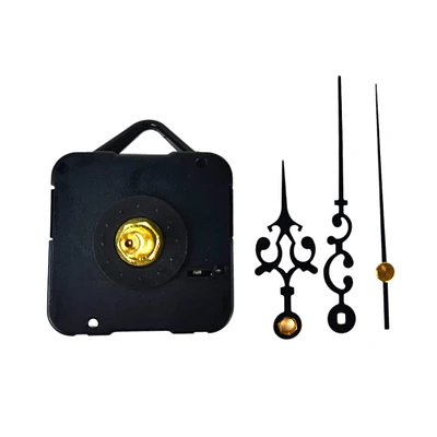 6 Pack: 3/8" Clock Movement Kit with Black Hands by Make Market®